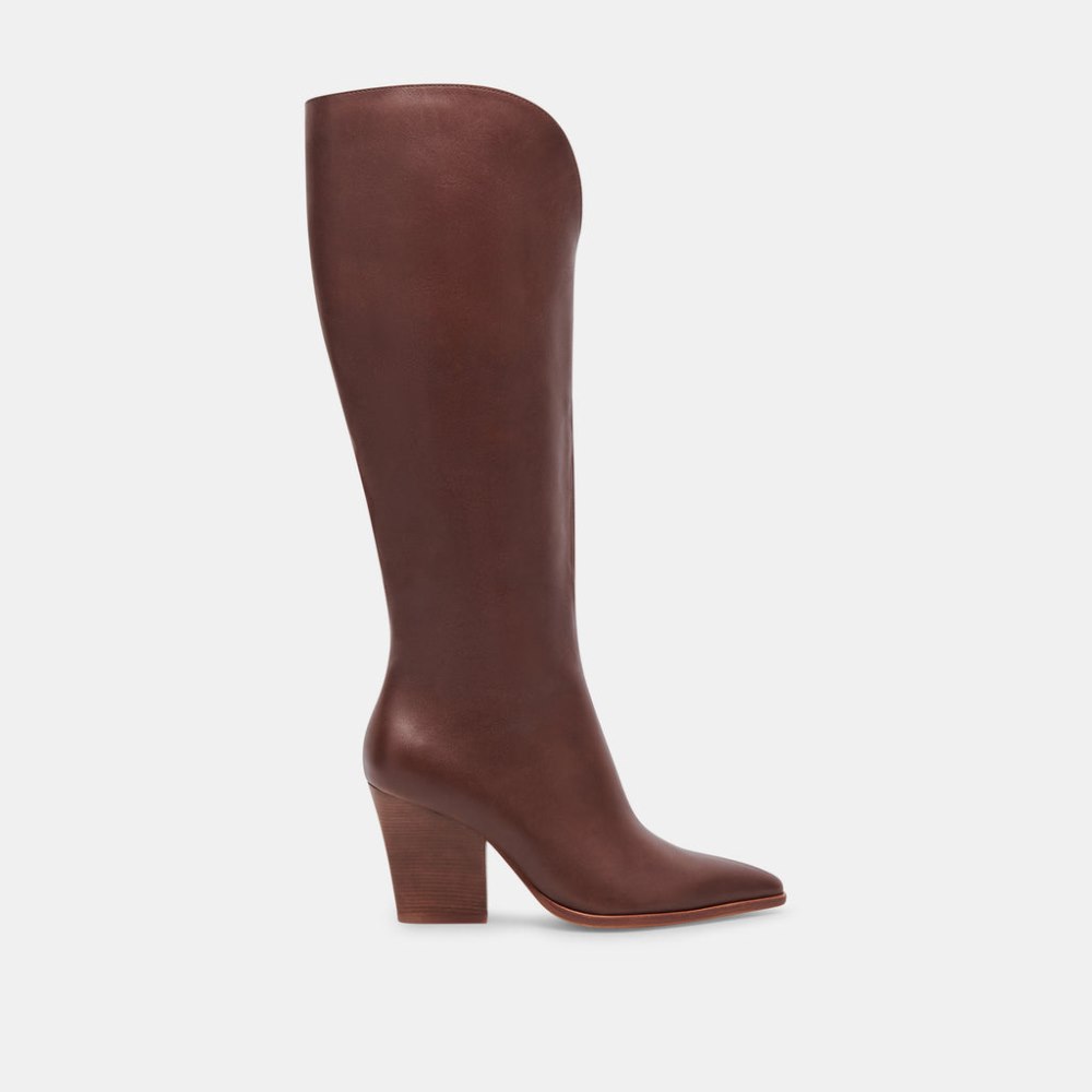 Dolce Vita Rocky Boots Chocolate Leather Dolce Vita Rocky Boots Chocolate Leather
