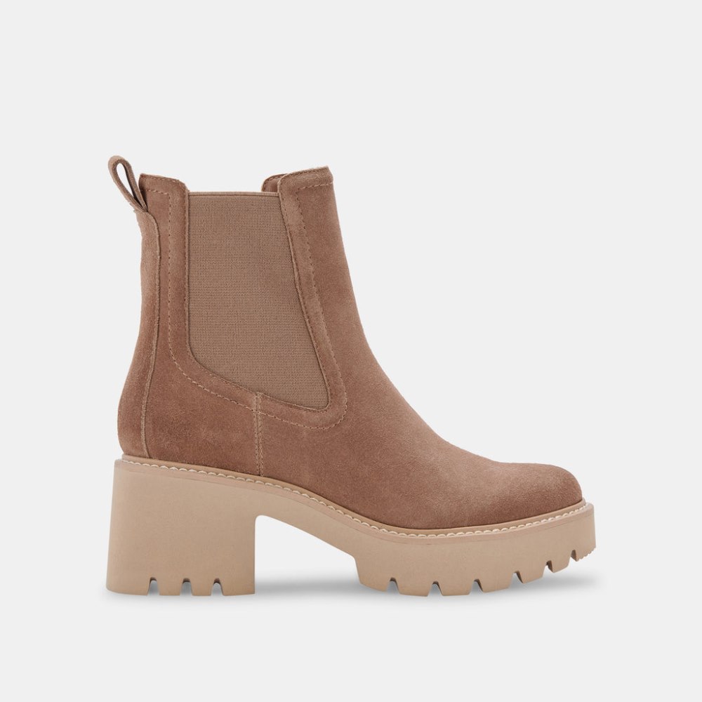 Dolce Vita Hawk H2o Booties Mushroom Suede Dolce Vita Hawk H2o Booties Mushroom Suede