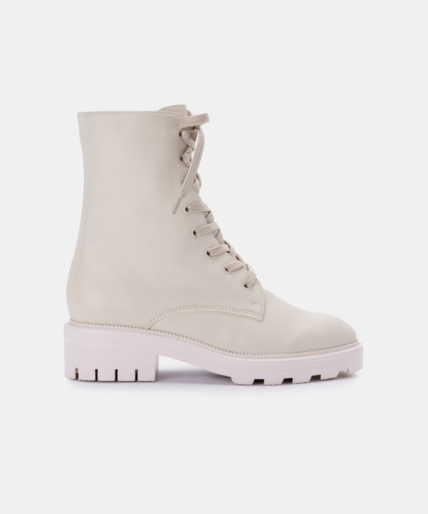 Dolce Vita Lottie Boots Ivory Leather Dolce Vita Lottie Boots Ivory Leather