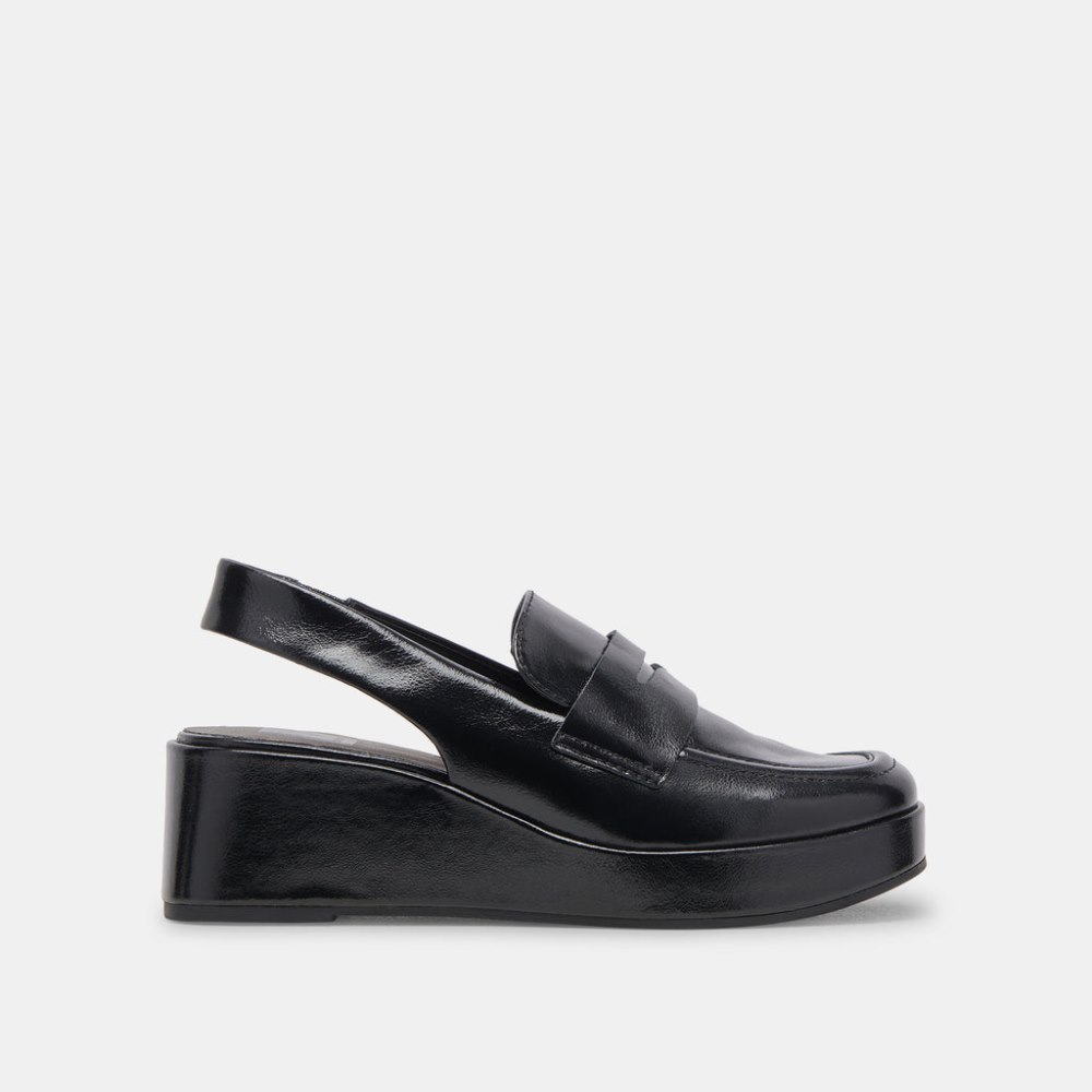 Dolce Vita Nada Loafers Midnight Crinkle Patent Dolce Vita Nada Loafers Midnight Crinkle Patent