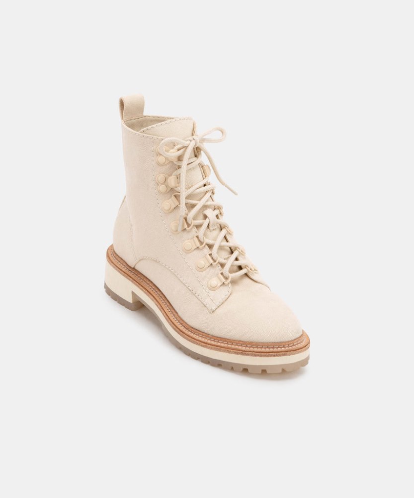Dolce Vita Whitny Boots Sandstone Canvas