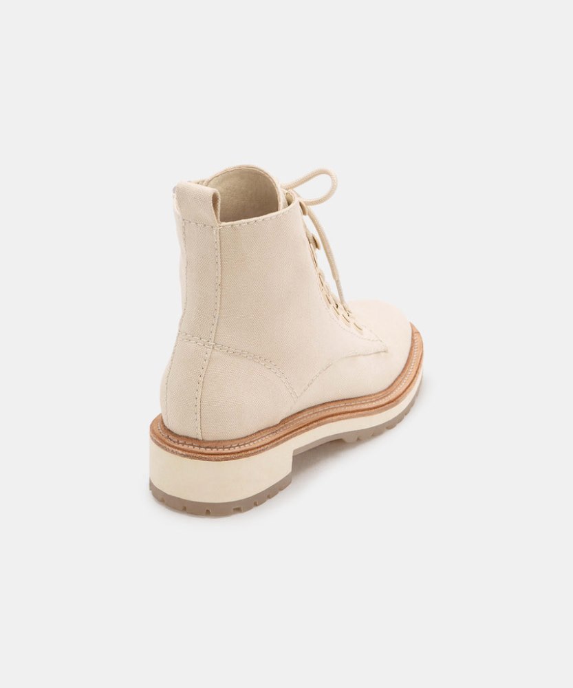 Dolce Vita Whitny Boots Sandstone Canvas