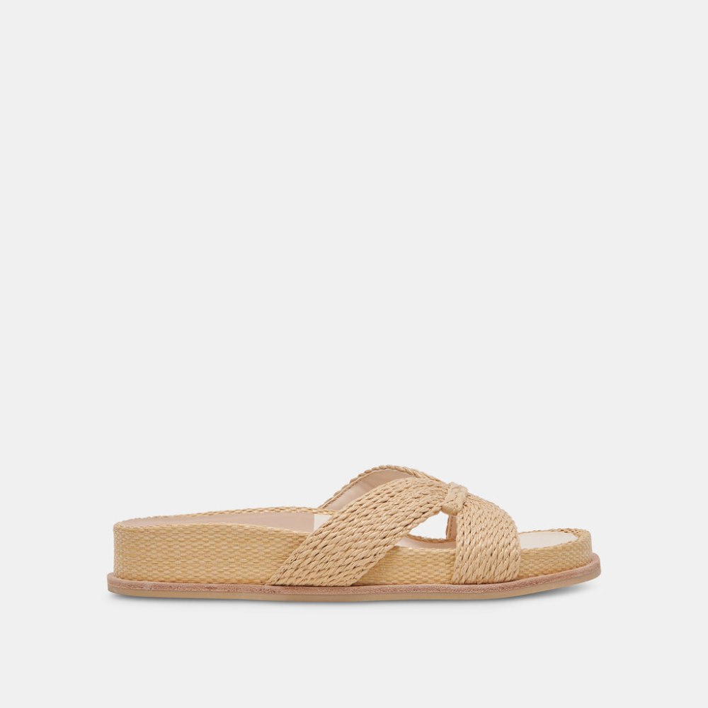 Dolce Vita Selda Sandals Lt Natural Raffia Dolce Vita Selda Sandals Lt Natural Raffia