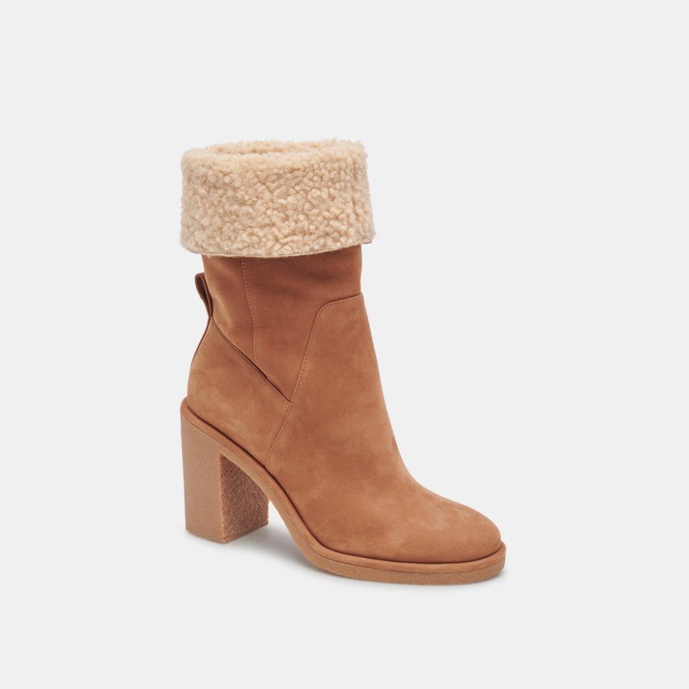 Dolce Vita Caddie Plush Boots Praline Nubuck