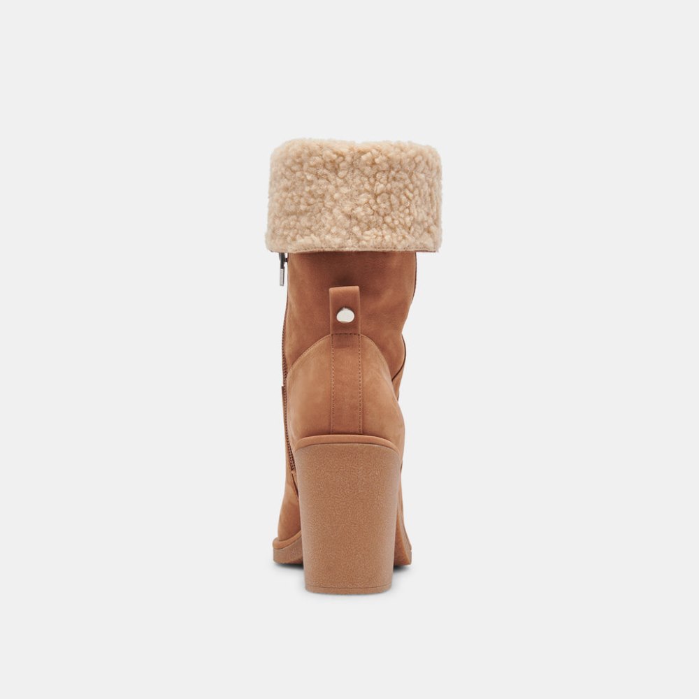 Dolce Vita Caddie Plush Boots Praline Nubuck