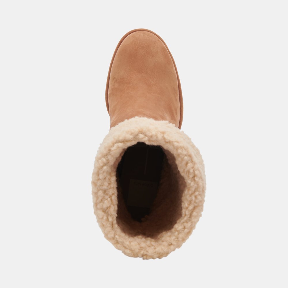 Dolce Vita Caddie Plush Boots Praline Nubuck