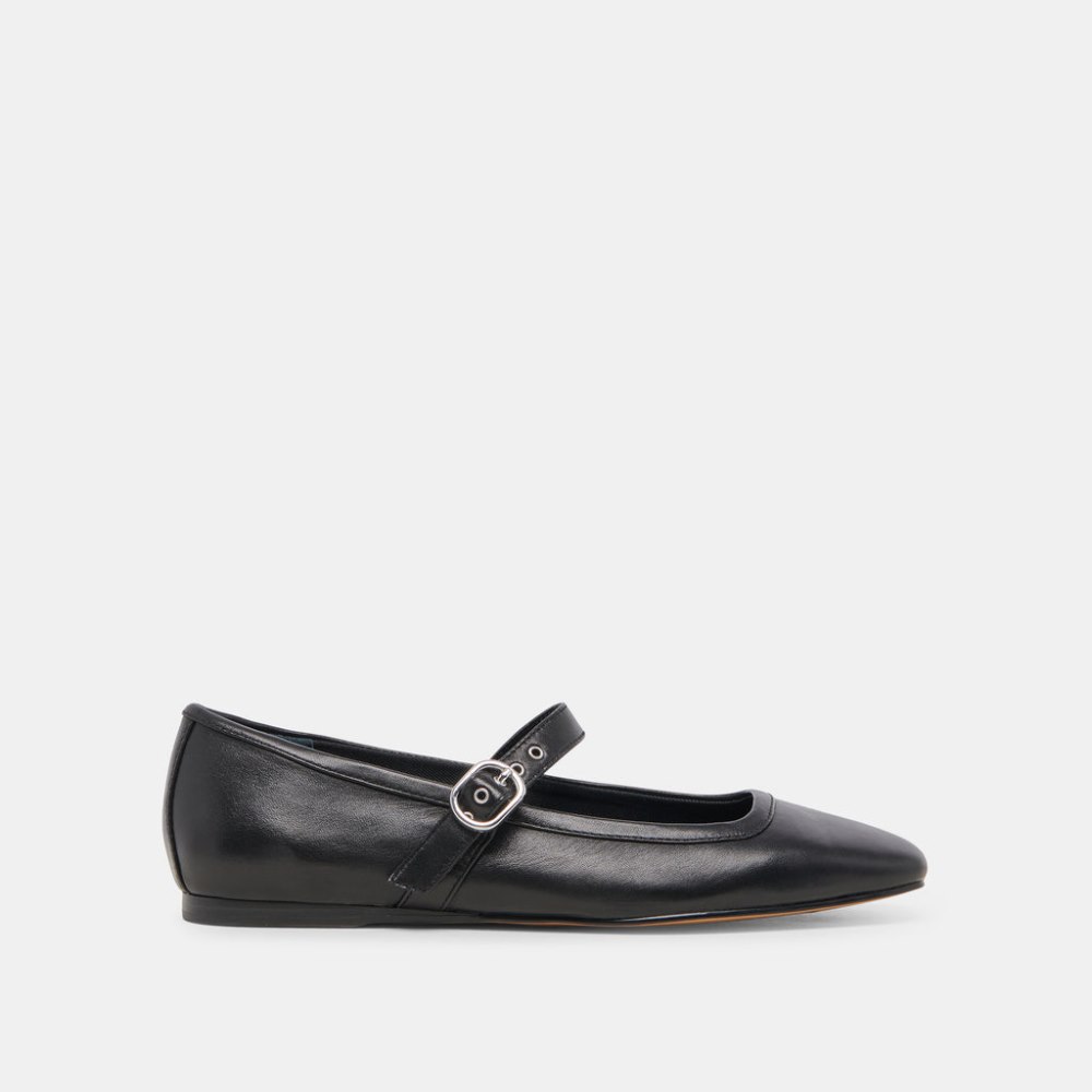Dolce Vita Rodni Ballet Flats Black Leather Dolce Vita Rodni Ballet Flats Black Leather