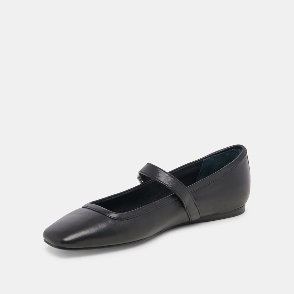 Dolce Vita Rodni Ballet Flats Black Leather