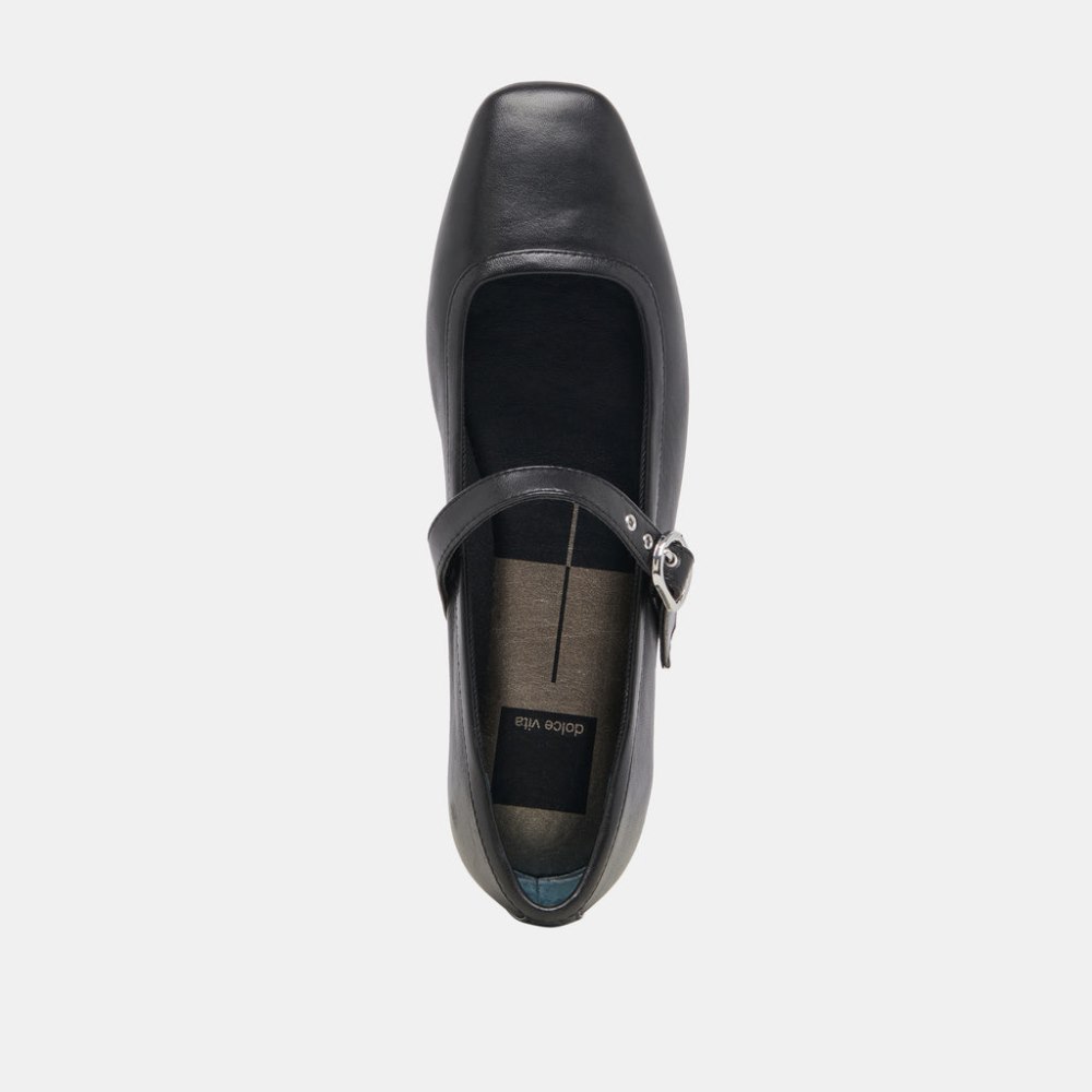 Dolce Vita Rodni Ballet Flats Black Leather