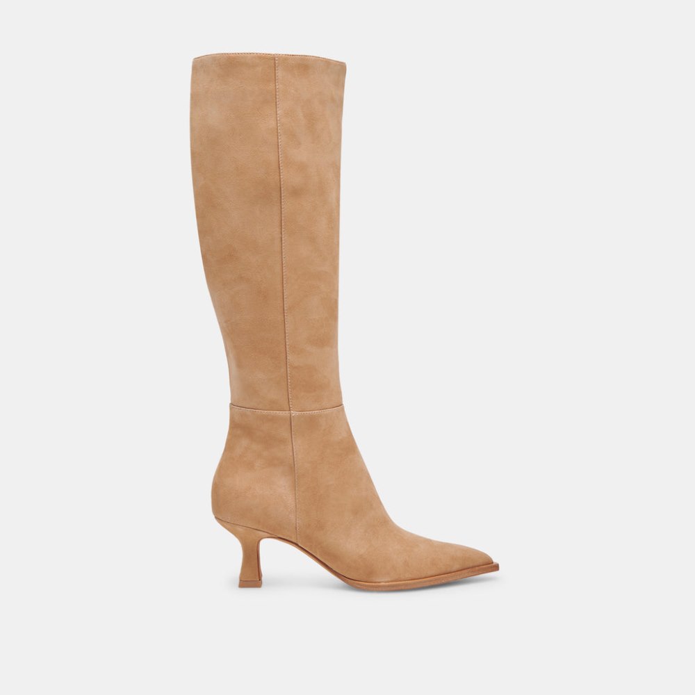 Dolce Vita Auggie Boots Camel Suede Dolce Vita Auggie Boots Camel Suede