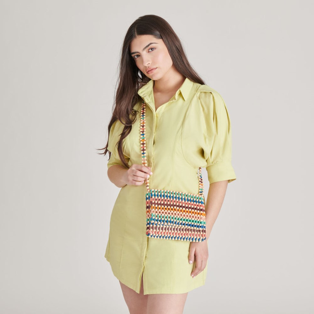 Dolce Vita Ida Shoulder Bag Multi Wood