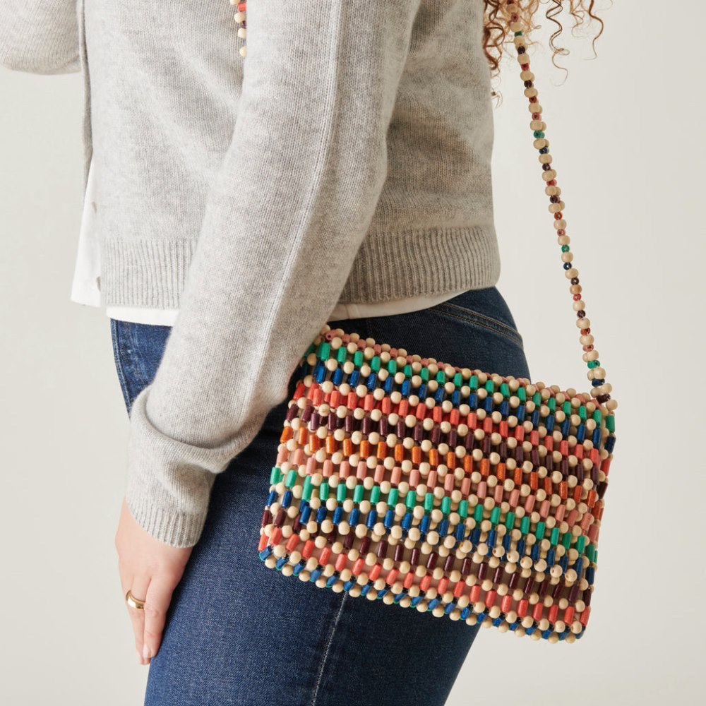 Dolce Vita Ida Shoulder Bag Multi Wood
