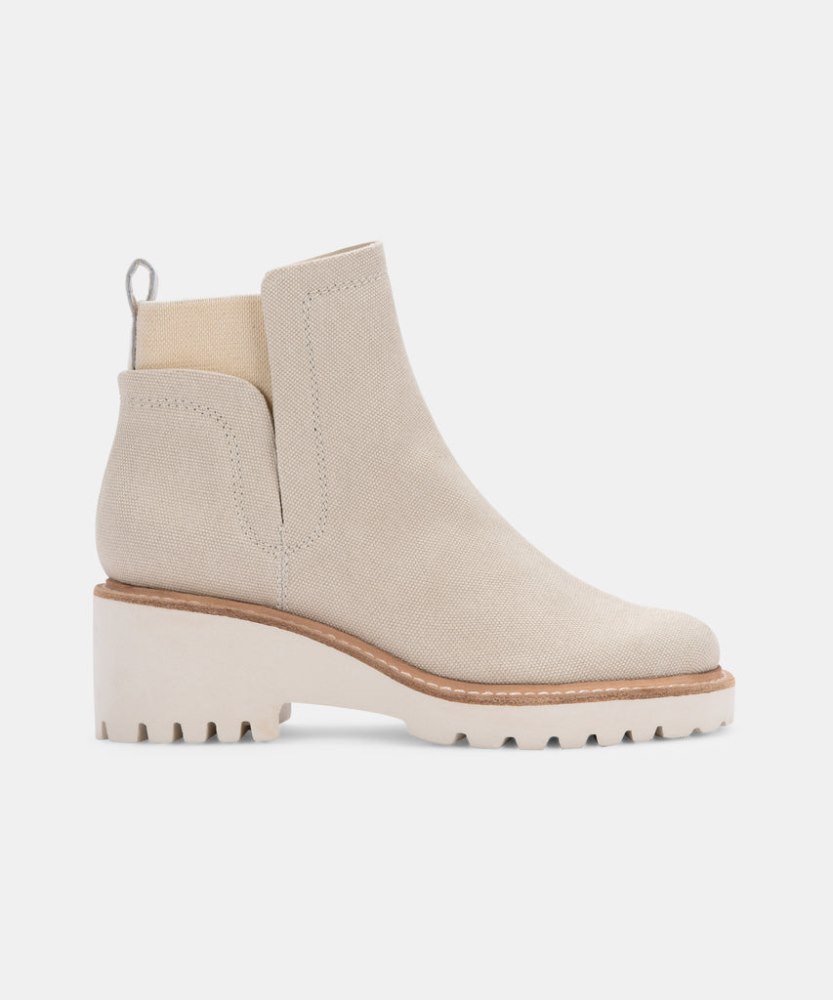 Dolce Vita Huey Booties Sandstone Canvas Dolce Vita Huey Booties Sandstone Canvas