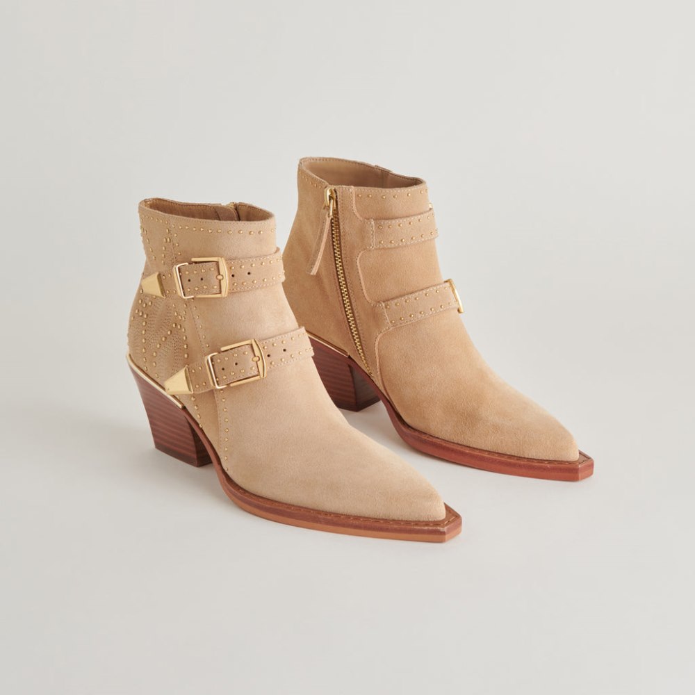 Dolce Vita Ronnie Booties Camel Suede Dolce Vita Ronnie Booties Camel Suede