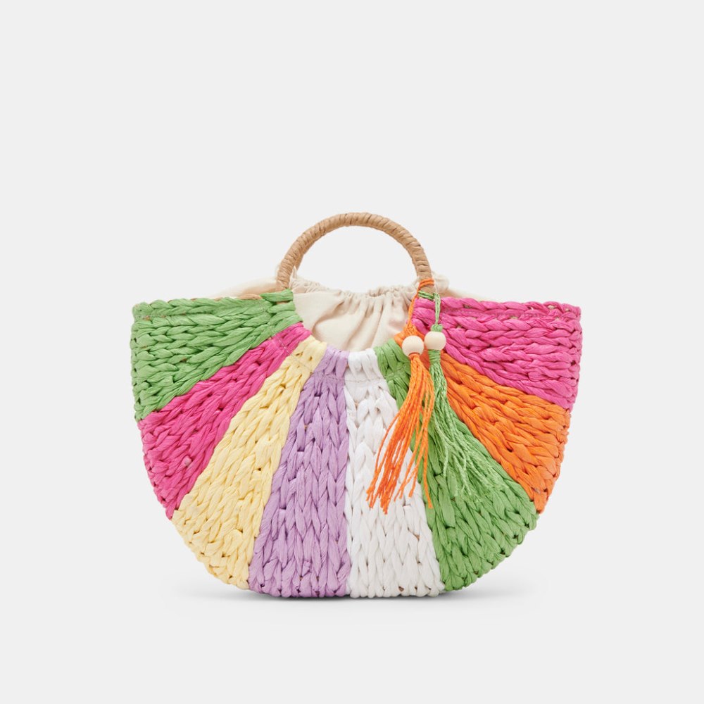 Dolce Vita Estelle Handbag Multi Raffia Dolce Vita Estelle Handbag Multi Raffia